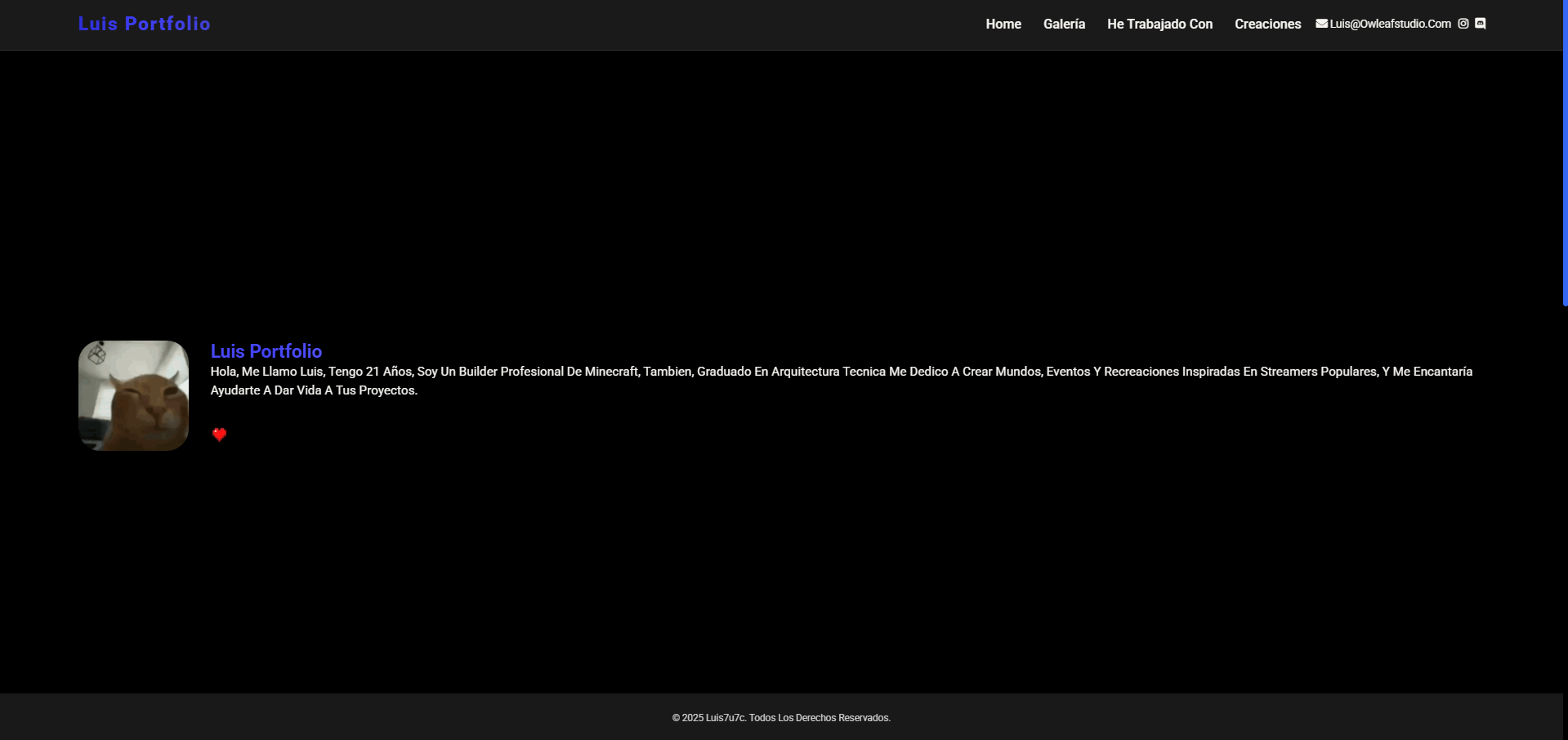 Portfolio Web